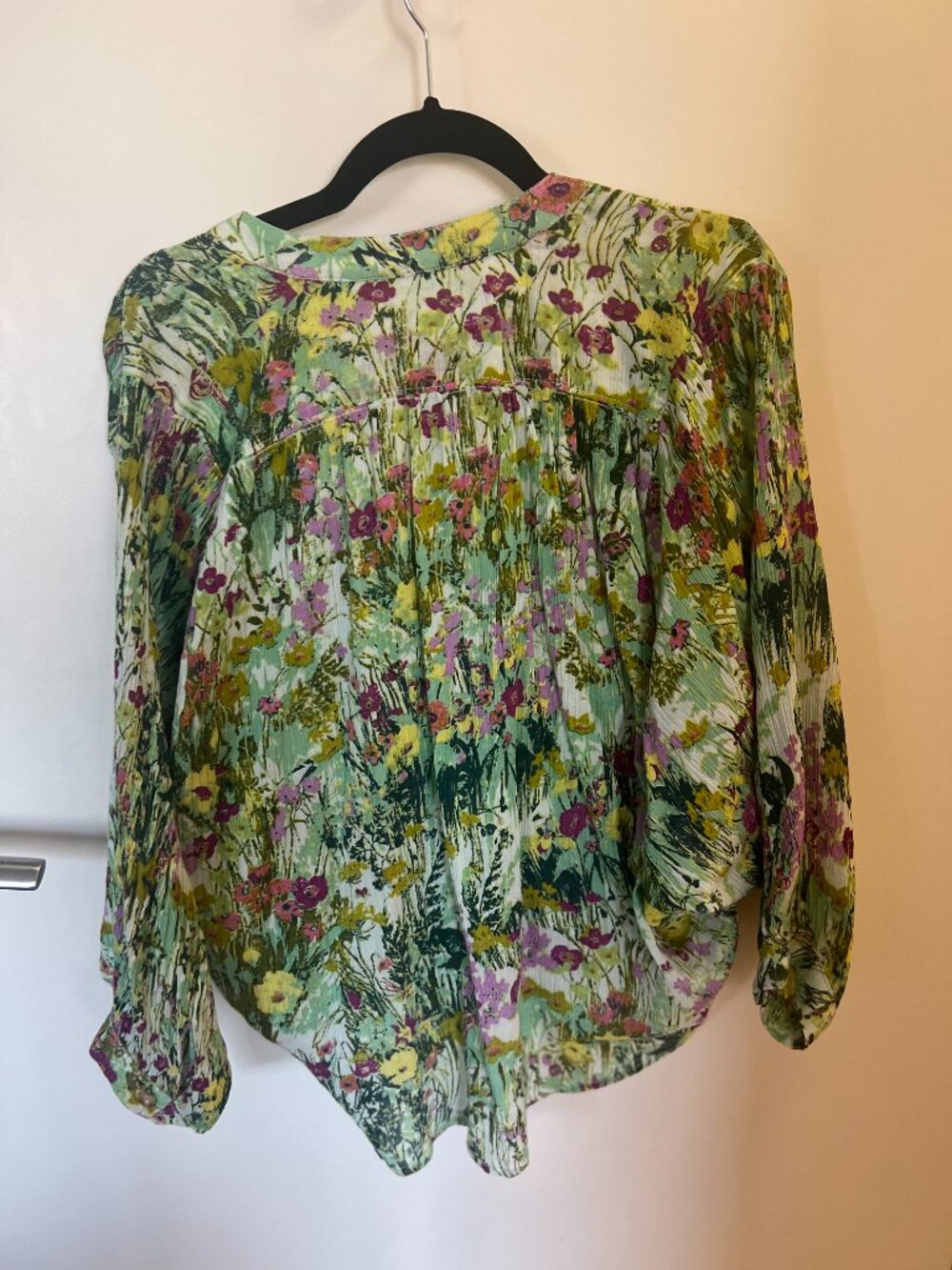 Anthropologie Pilcro Floral Boho Blouse - Picture 5 of 6